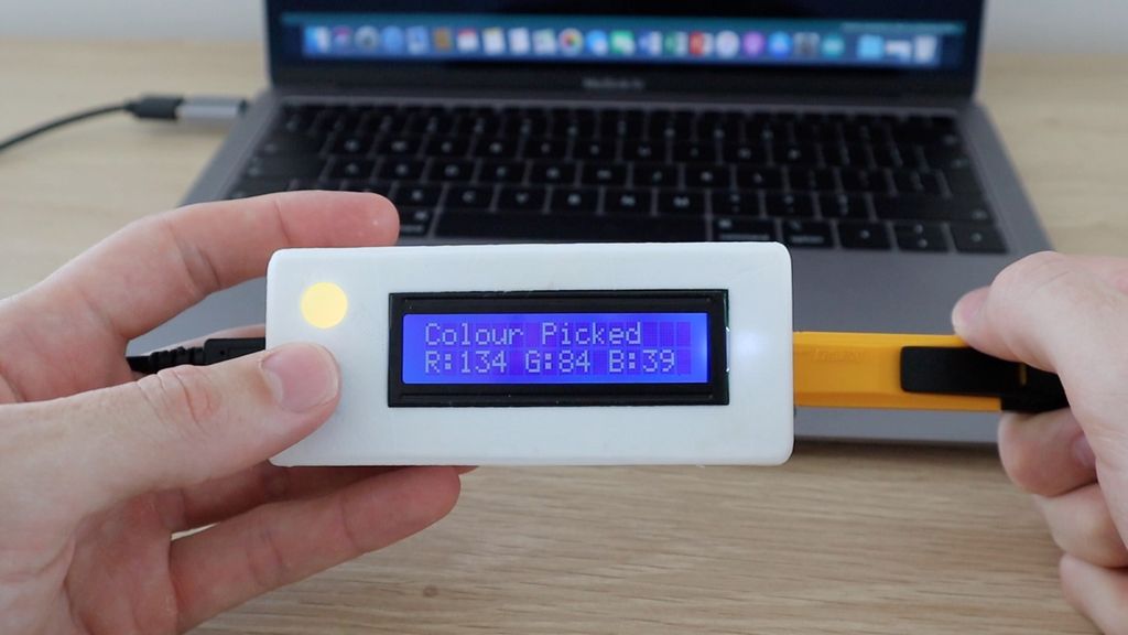 Arduino RGB Color Picker – Pick Colors From Real Life Objects