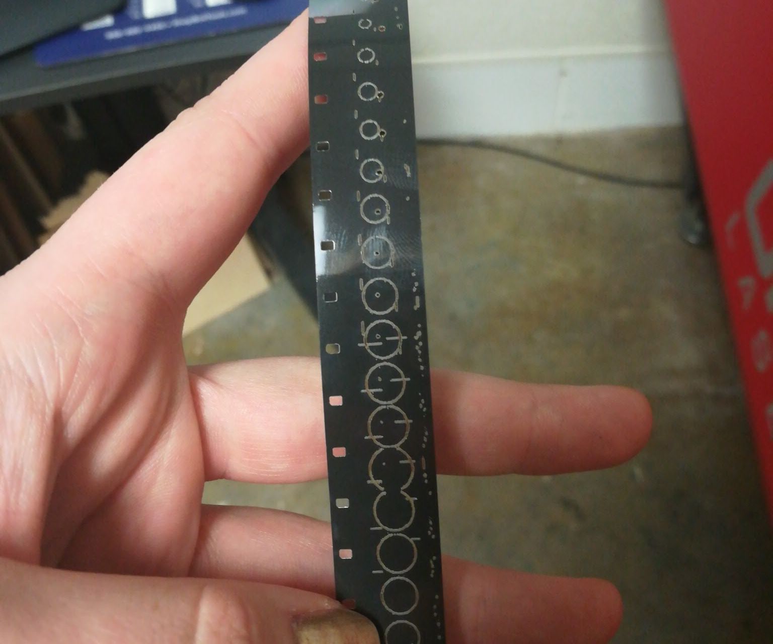 Laser Etched 16mm FIlm