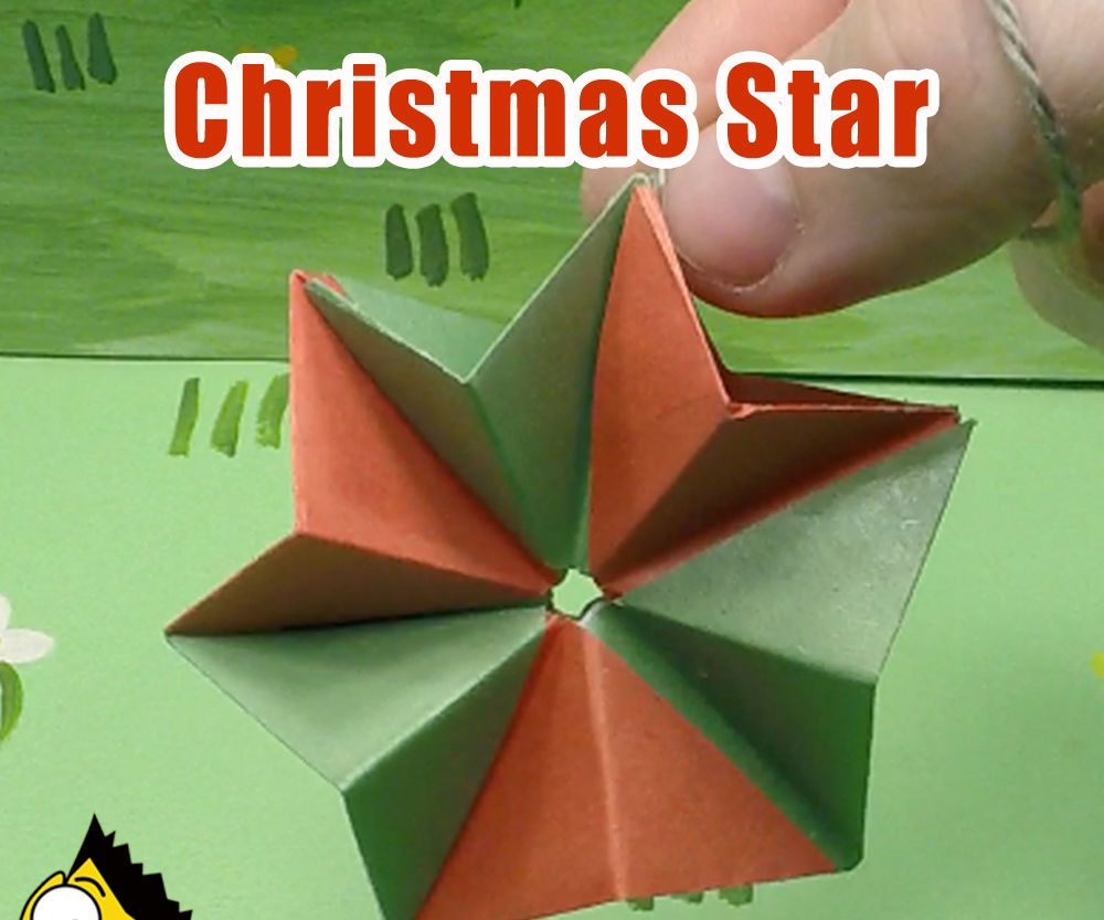 Origami Christmas Star - Origami BEST #origami