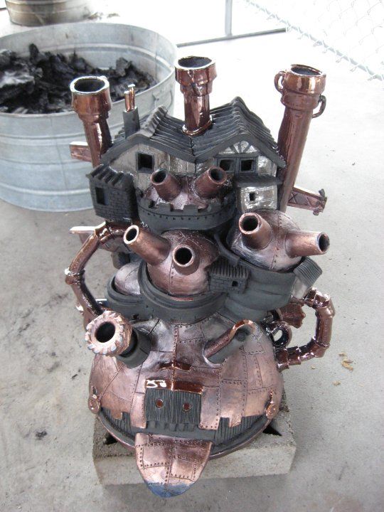 Steampunk Raku Howl's Moving Castle