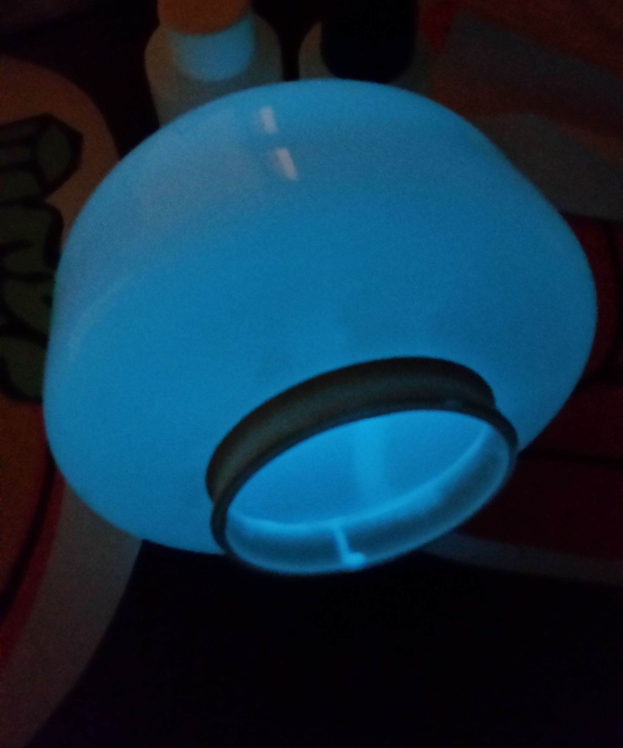 Ceiling fan glow globe