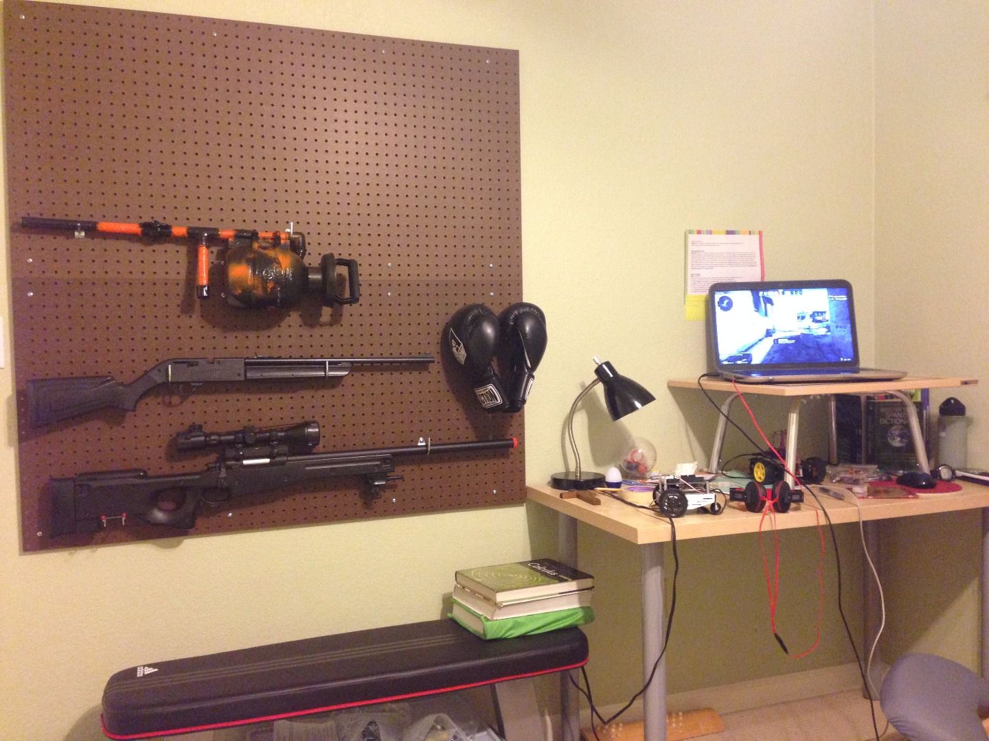 Pegboard Gun Wall Instructables