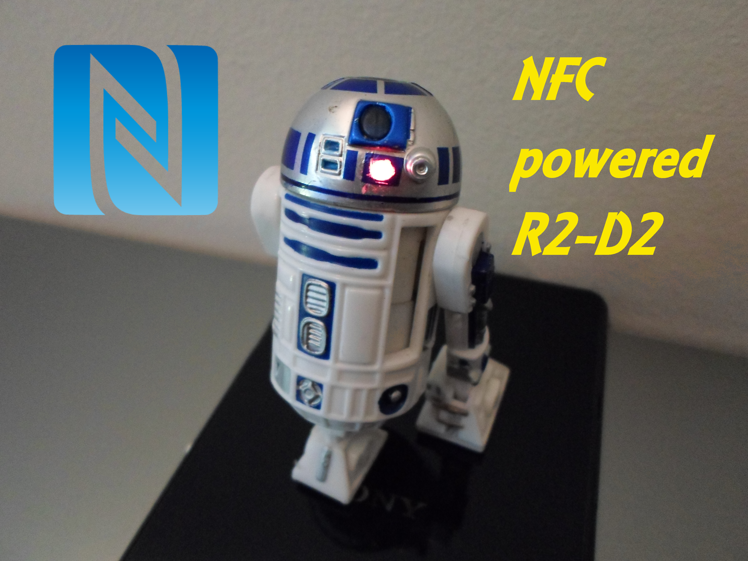 NFC powered R2-D2