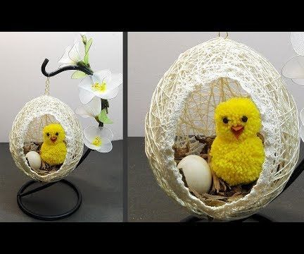 DIY Hanging Egg Basket