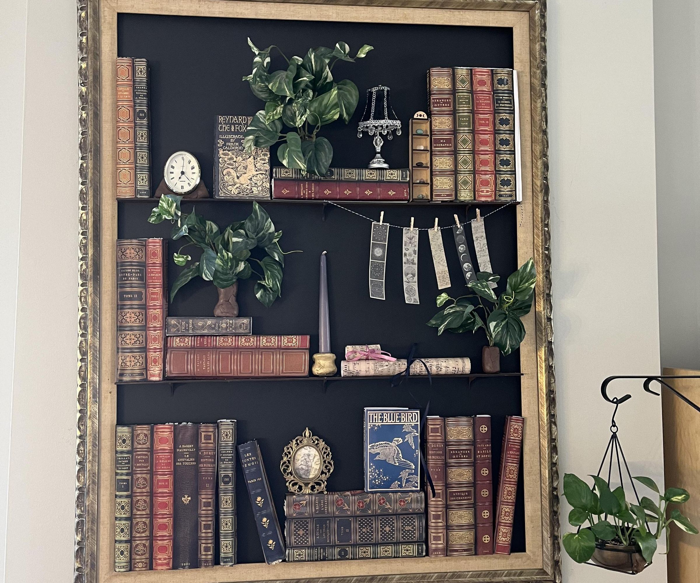 Faux Bookshelf Frame