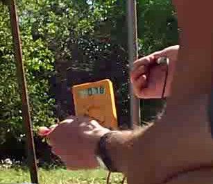Electricity Generated From 2 Wires Stuck Into the Ground or Dirt