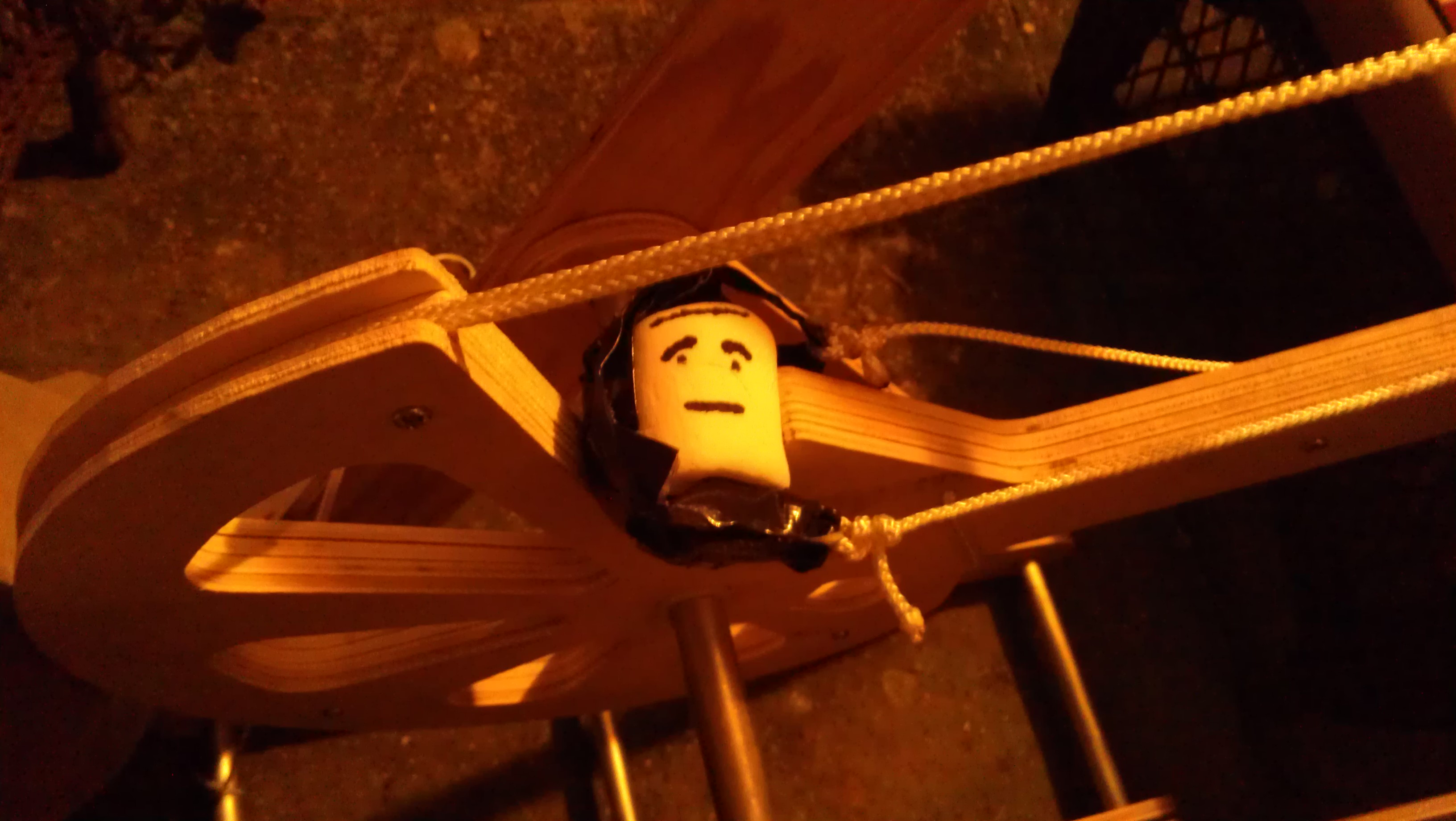 The Marshmallow Trebuchet 4 Steps Instructables