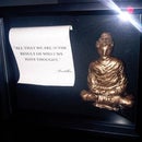 Super Sculpey Buddha in a Shadow Box