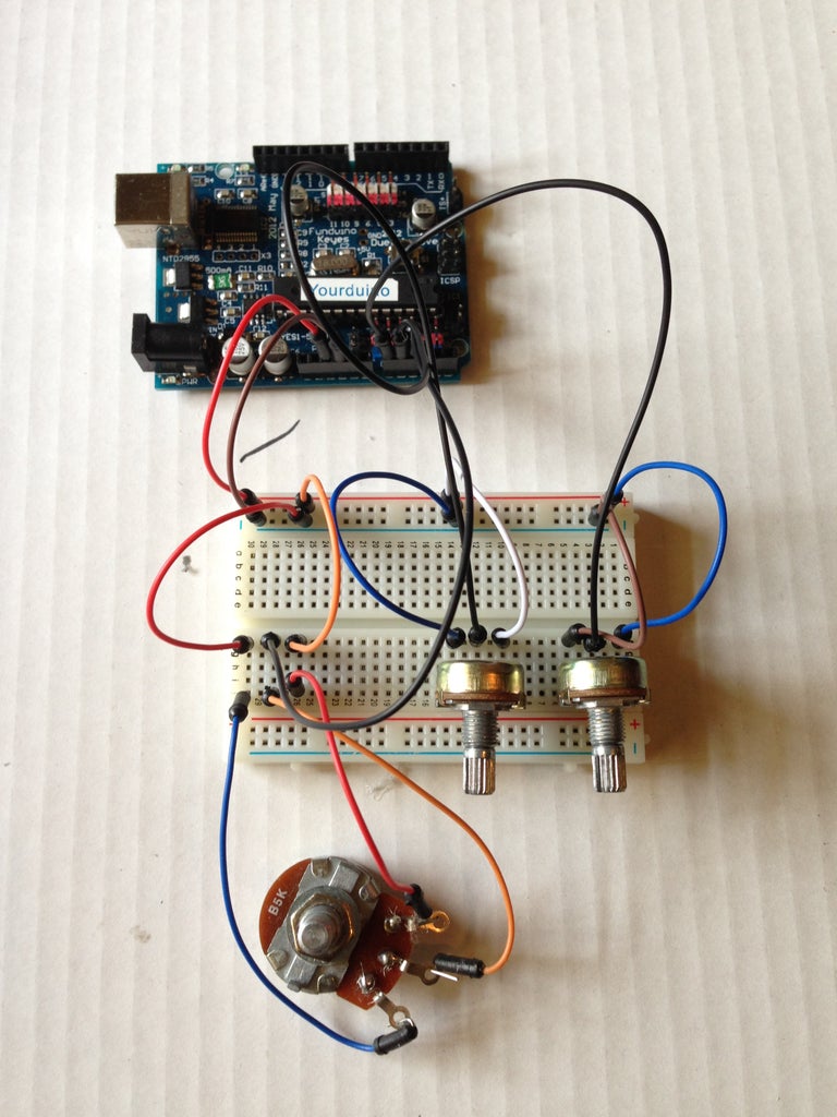 DIY Arduino Robotic Arm : 7 Steps Circuit Diagram