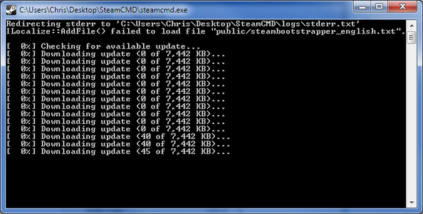 Step 2: Run SteamCMD and Update