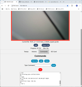 3D Printer Manager and Live Video Stream