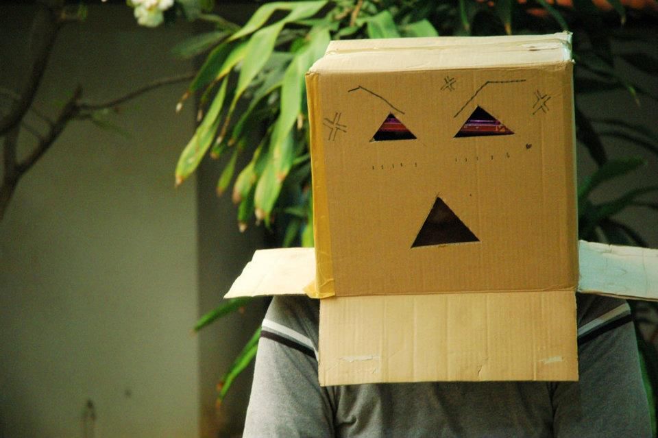 Quick Halloween Costume - Cardboard Mr. Roboto