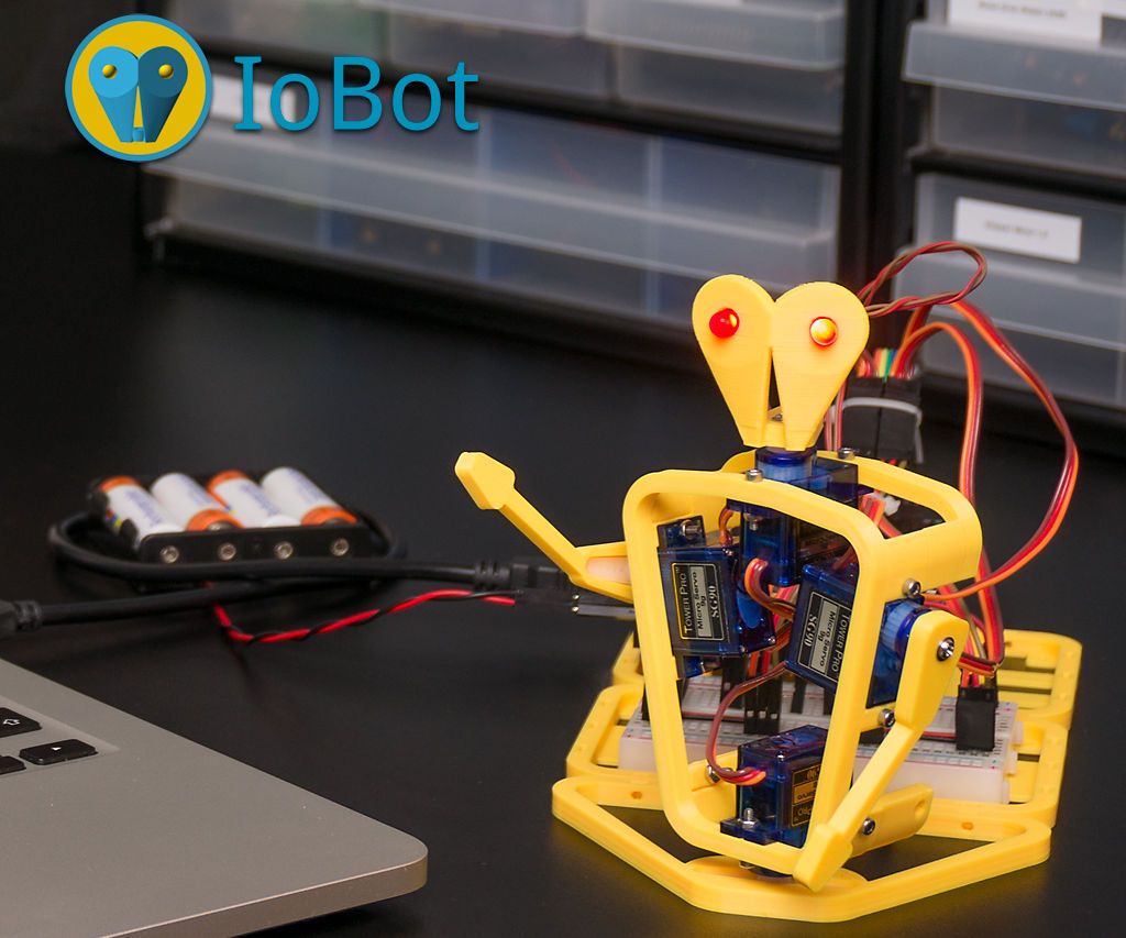 How to Make a Mobile Phone and Computer Controlled 3D Printed Robot With Arduino - IoBot.