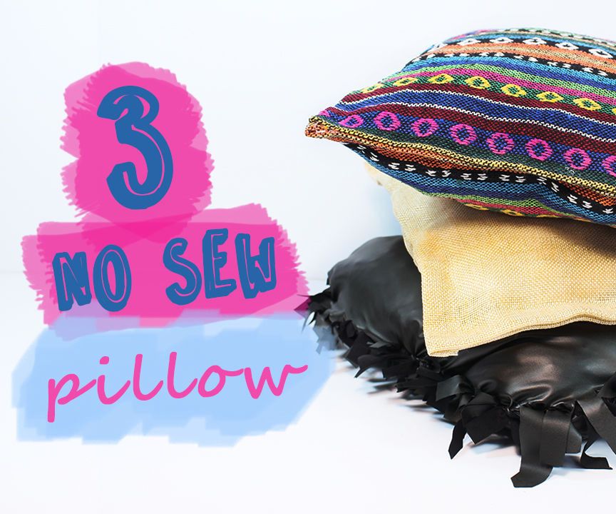 How to Make a No Sew Pillow