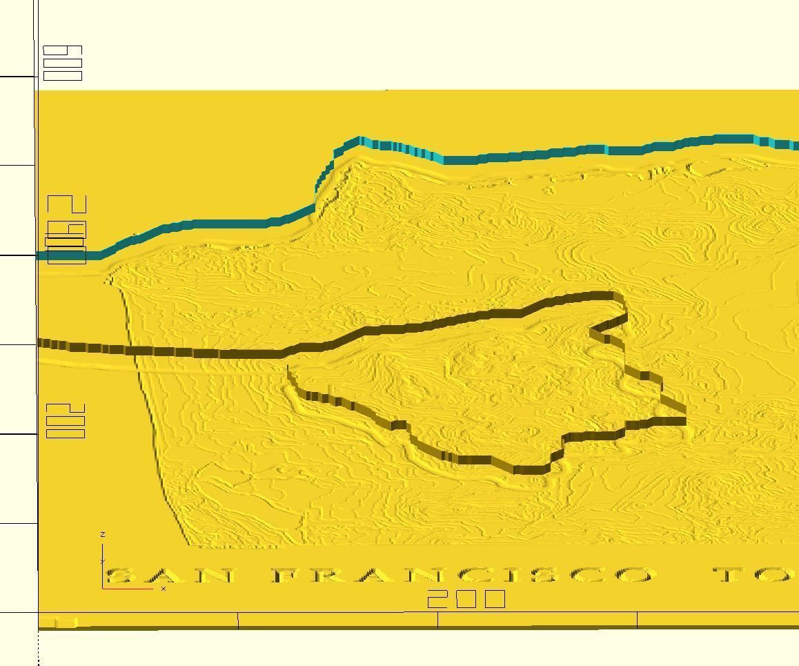 Openscad: Tracing a Custom Line in a Photo Image V7