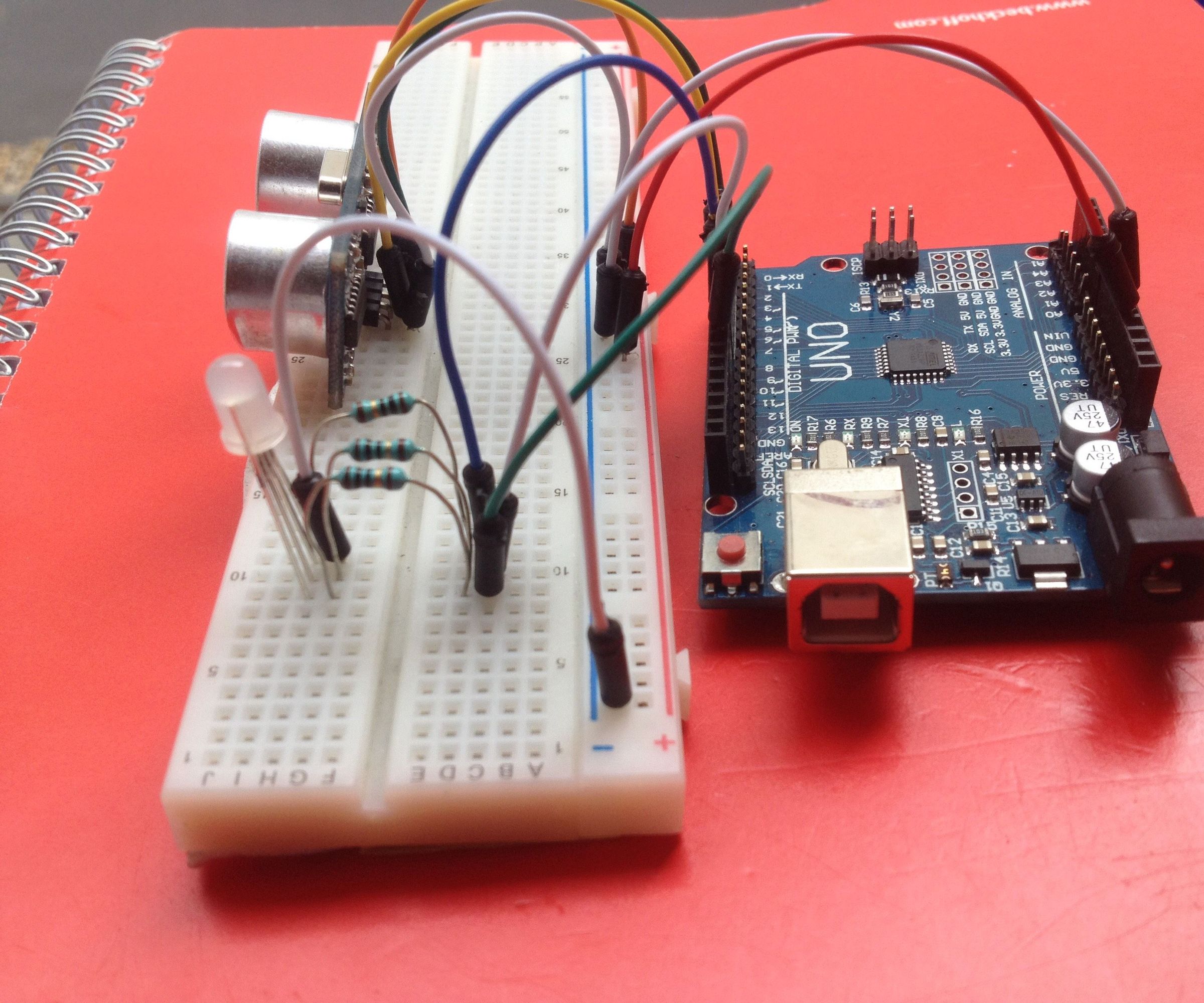 Ultrasonic Distance Sensor Arduino HC-SR04
