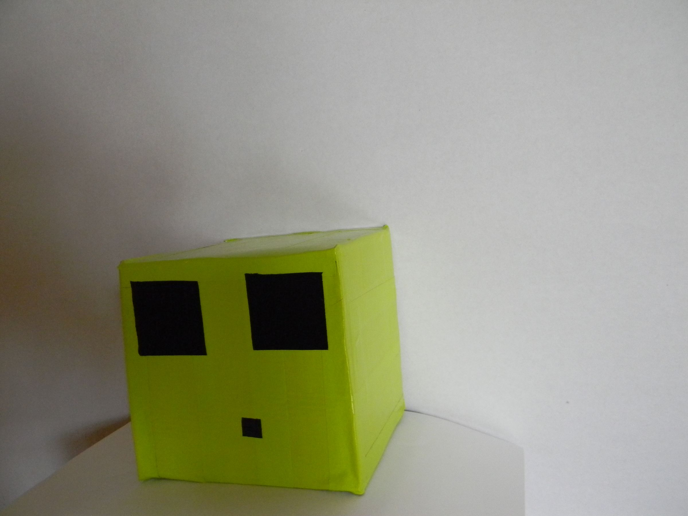 Mini Duct Tape Minecraft Heads 8 Steps Instructables