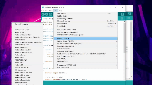 Internet Clock Sketch for TTGO T Display