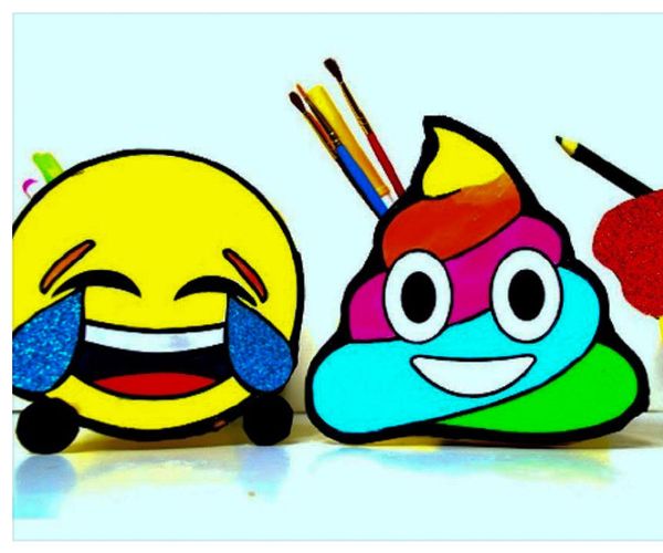DIY Emoji Pen & Pencil Holder