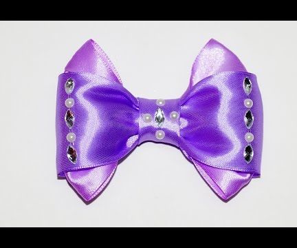 DIY Crafts - How to Make Ribbon Bow Easy / Diy Ribbon Bow
