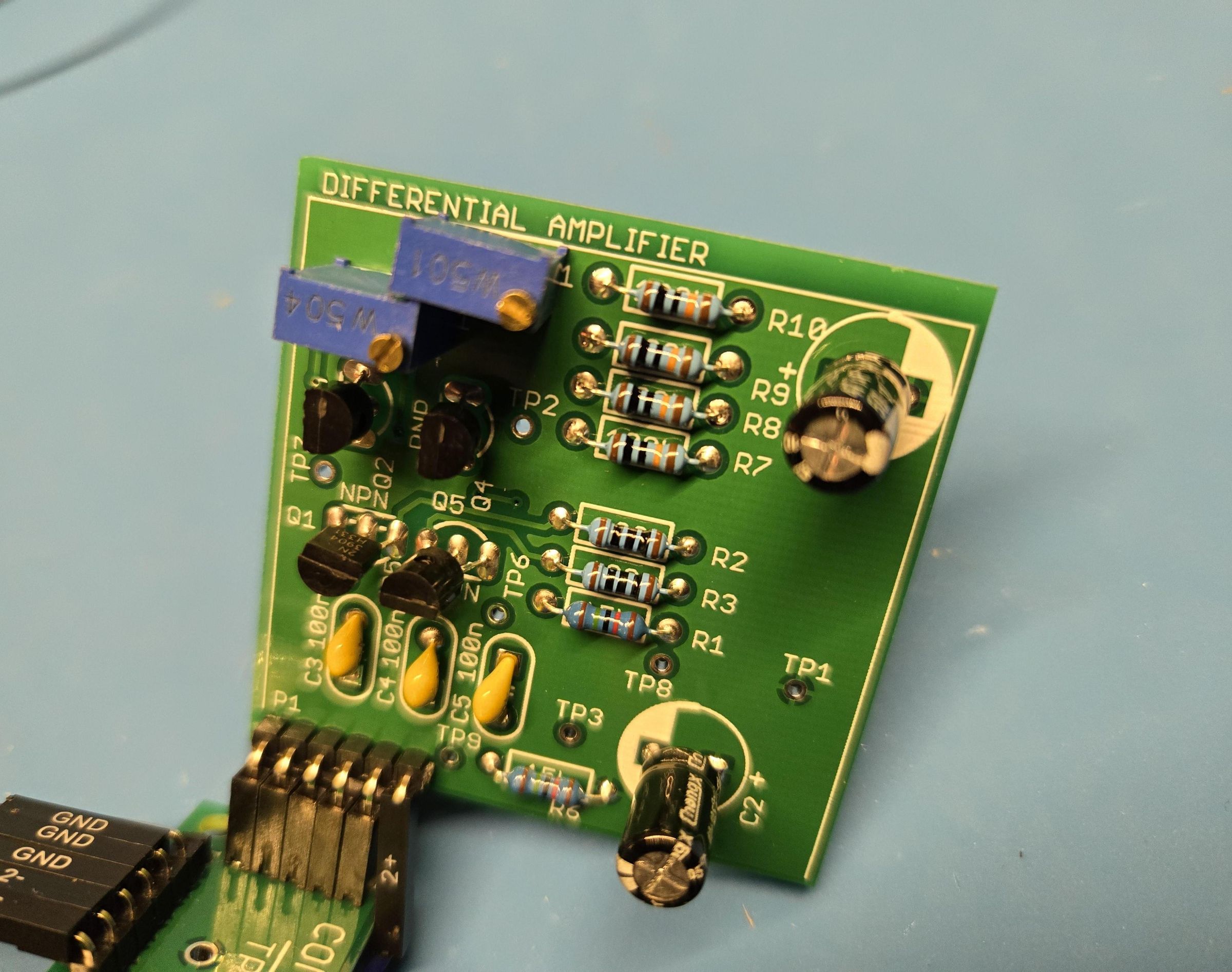 Differential Amplifier, MiniPCB, 04B-358, Rev A1-03