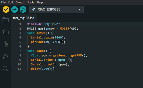 Testing the CO2 Sensor