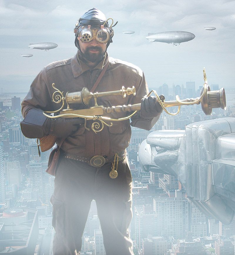 Fancy Steampunk Blunderbuss Rifle