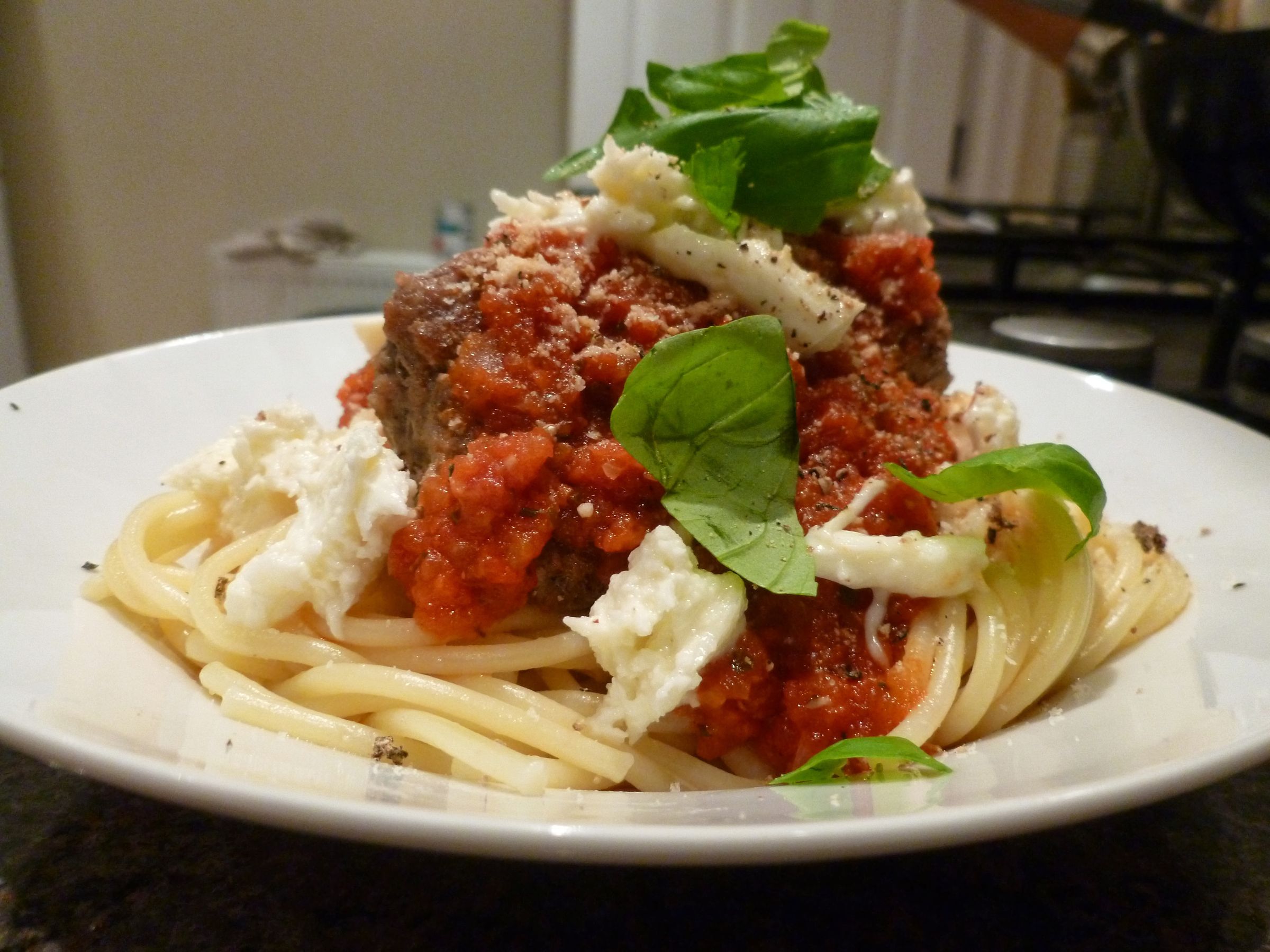 Spaghetti Meatballs Tomato Sauce