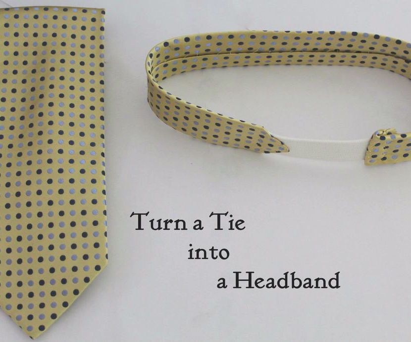 Turn an Old Tie Into a Headband