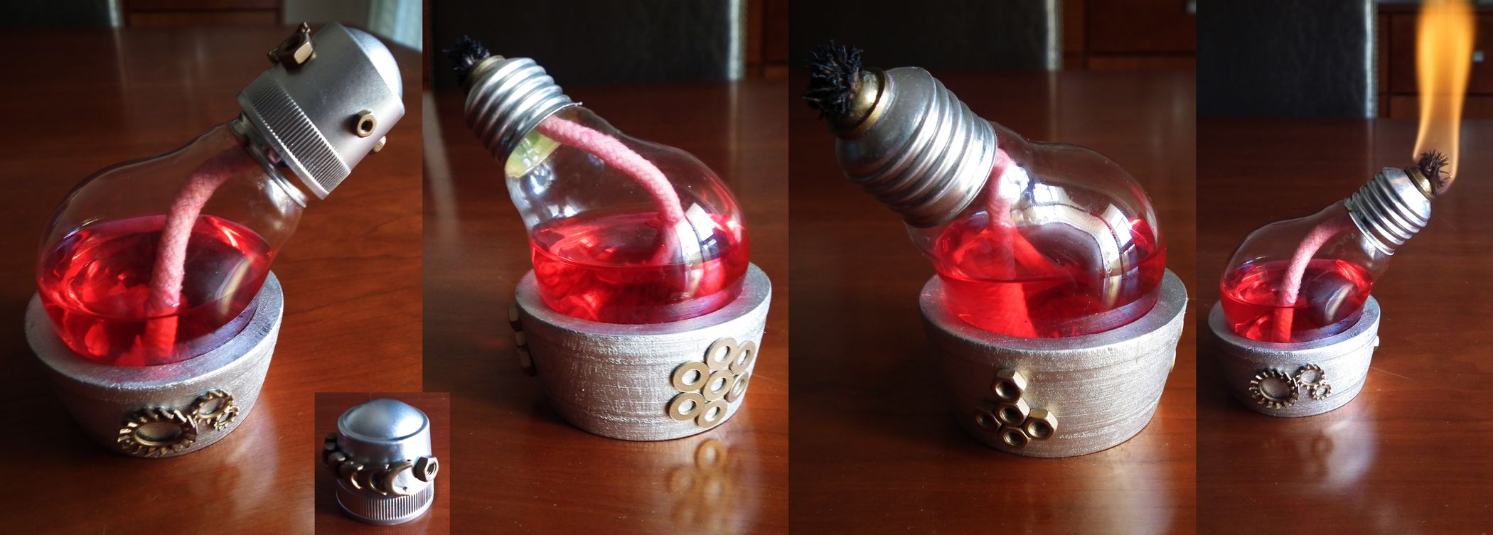 Steampunk Ish Oil Lamp Instructables