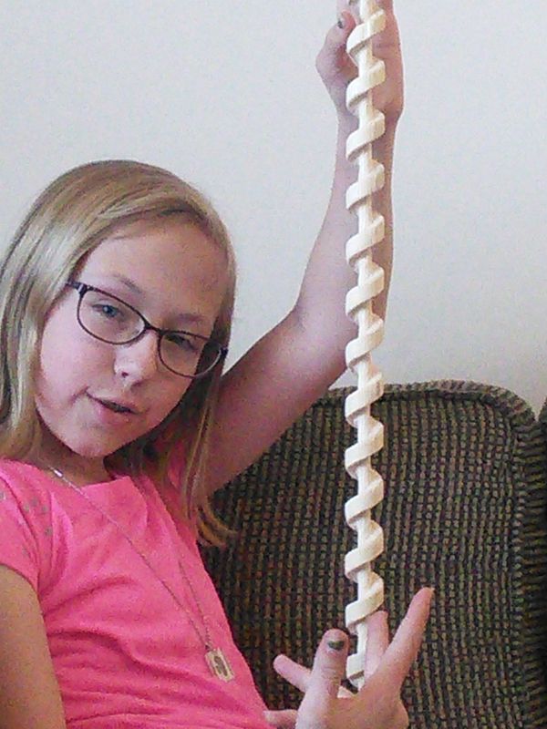 Spiral Cut a Wooden Dowel Using a Table Saw