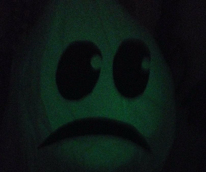 Simple Glowing Ghost Decoration