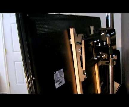 How to Mount a Flat Screen, Plasma, LED, or LCD Without Putting Holes in Your Wall Using a Stripper Pole