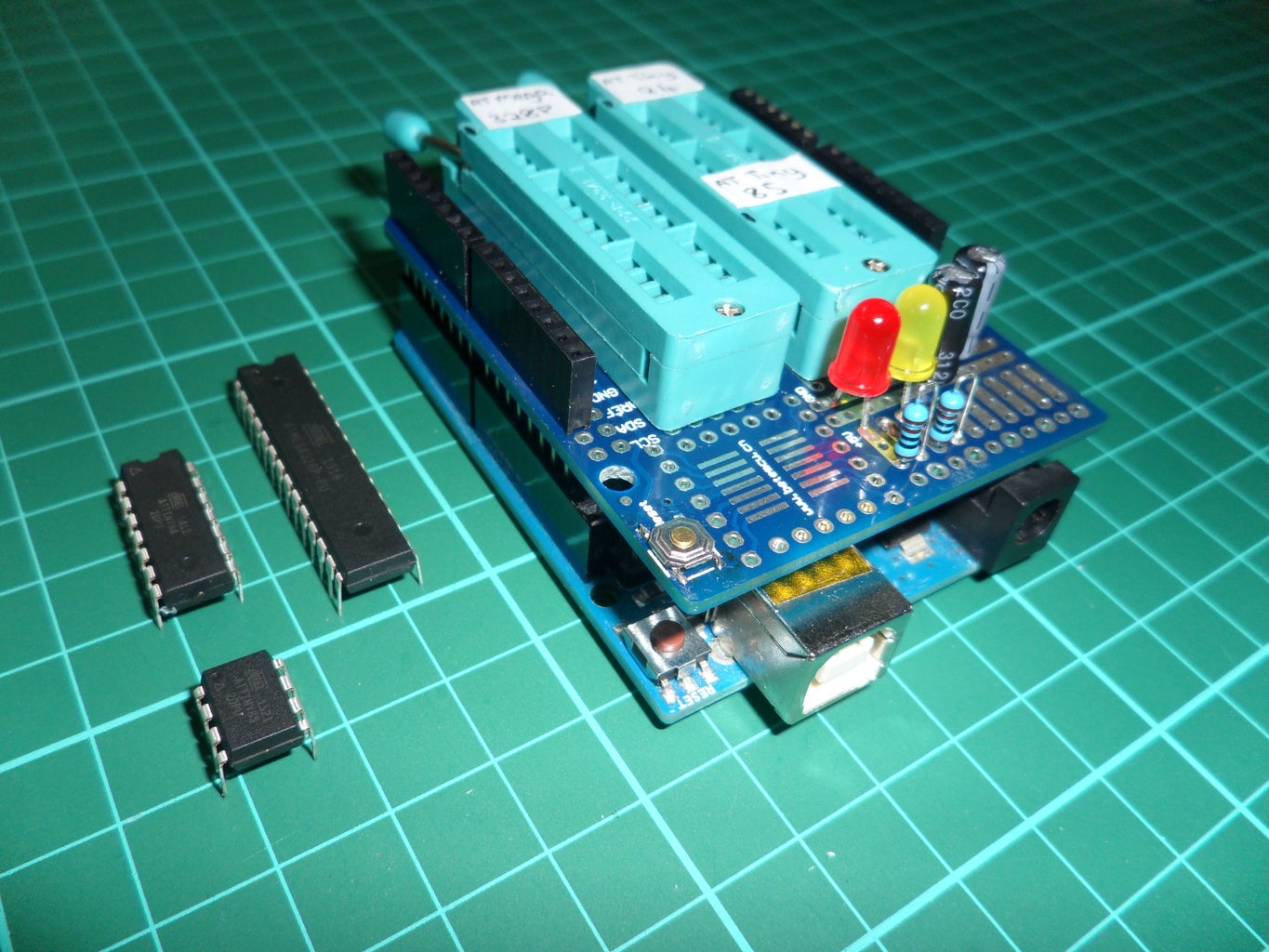 Atmega328 Arduino Uno As Programmer