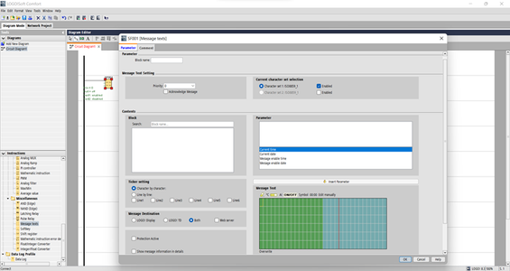 Customizing the Text on PLC