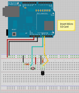Arduino – Datalogger With Temperature Sensor and Photoresistor : 4 ...