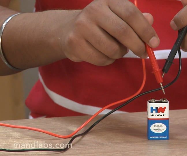 Mand Labs Episode 4: Measuring Battery Voltage Using a Multimeter