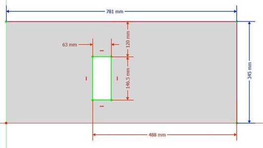 Doll's House Construction Side Panels & 1st & 2nd Floors
