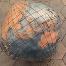Laser Cut Leather Globe
