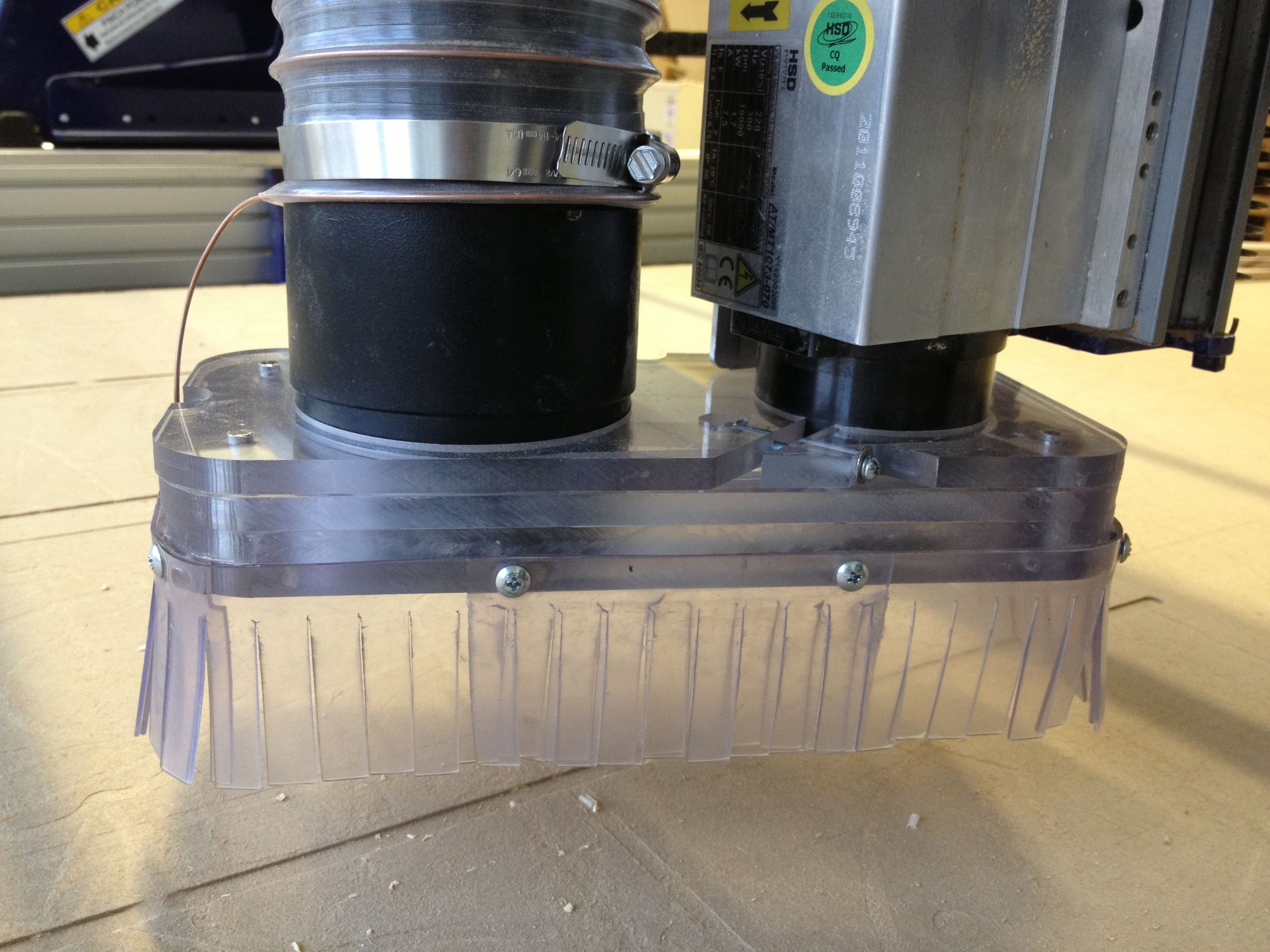 Magnetic ShopBot Dust Skirt