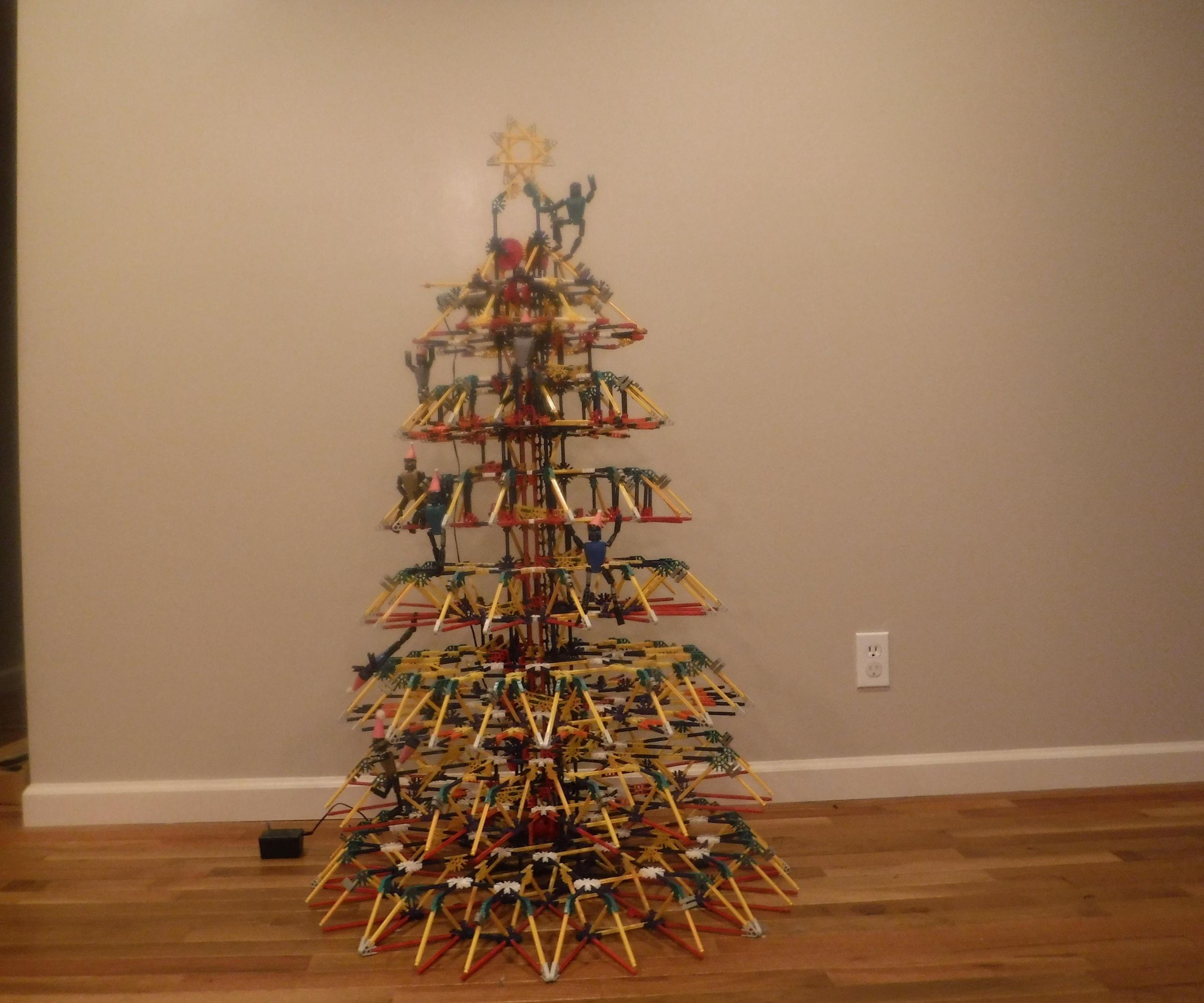 K'nex Ball Run Christmas Tree.