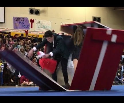 A giant present that fits people