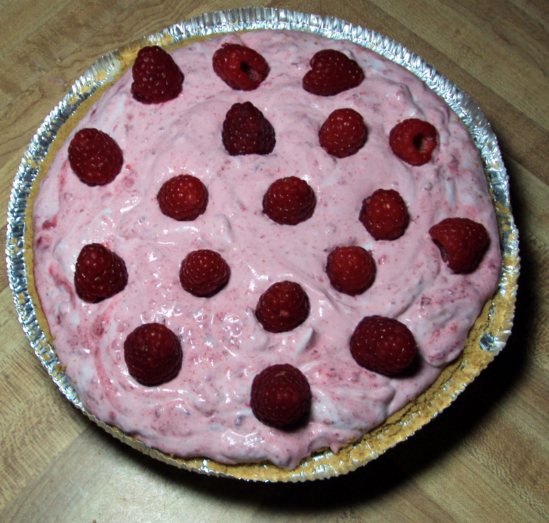 Diabetic Friendly Raspberry Cream Pie