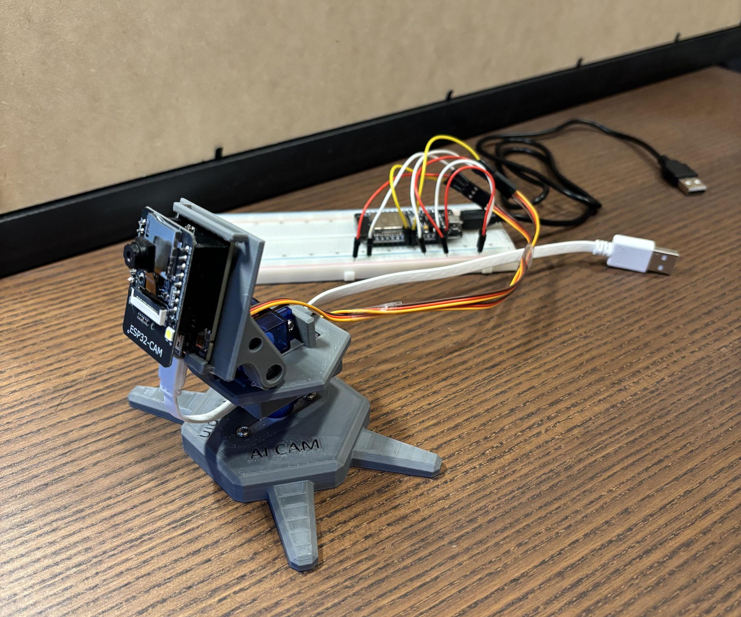 ESP32 Turret: Face Tracking + Live Wi-Fi Stream