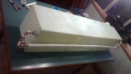 Adding Water Lines and Valves to the Tank