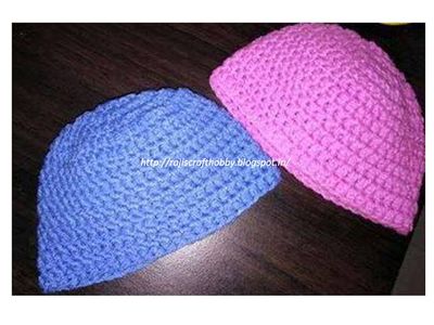 Simple Crochet Beanie Cap 