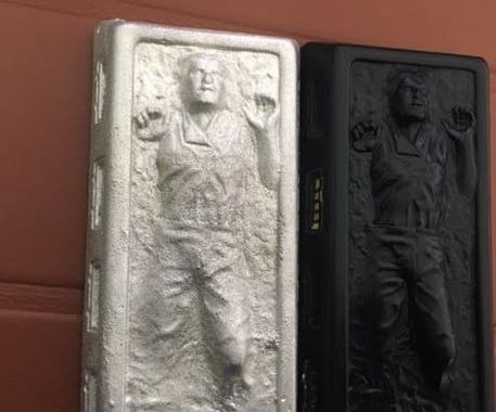 Cast a Pewter Han Solo in Carbonite