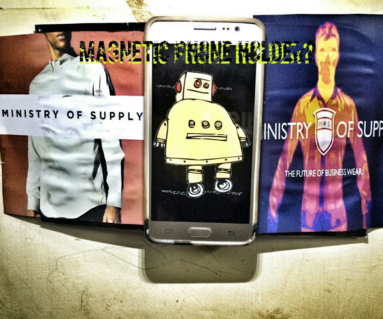 MAGNETIC PHONE HOLDER!(UNIVERSAL)