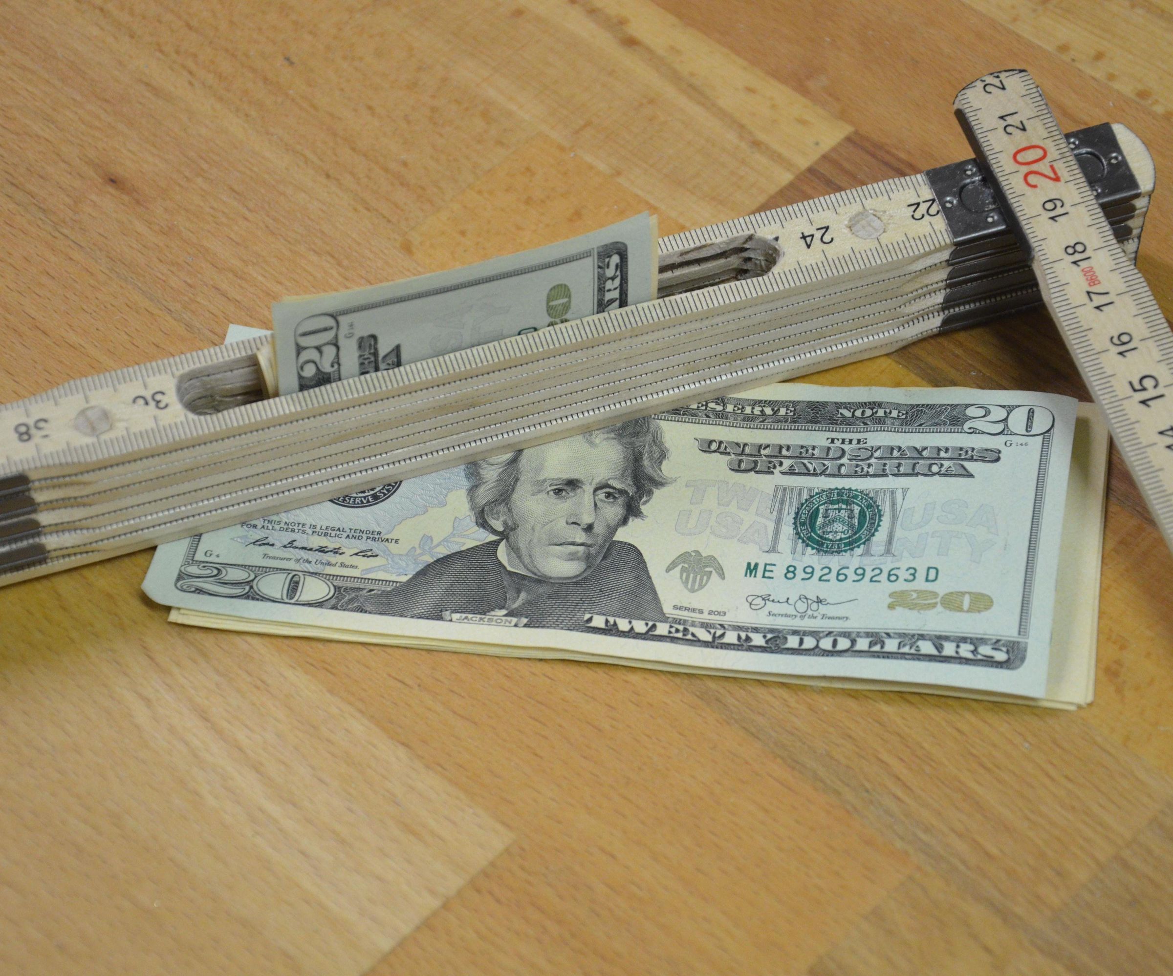 Secret Folding Ruler Compartment