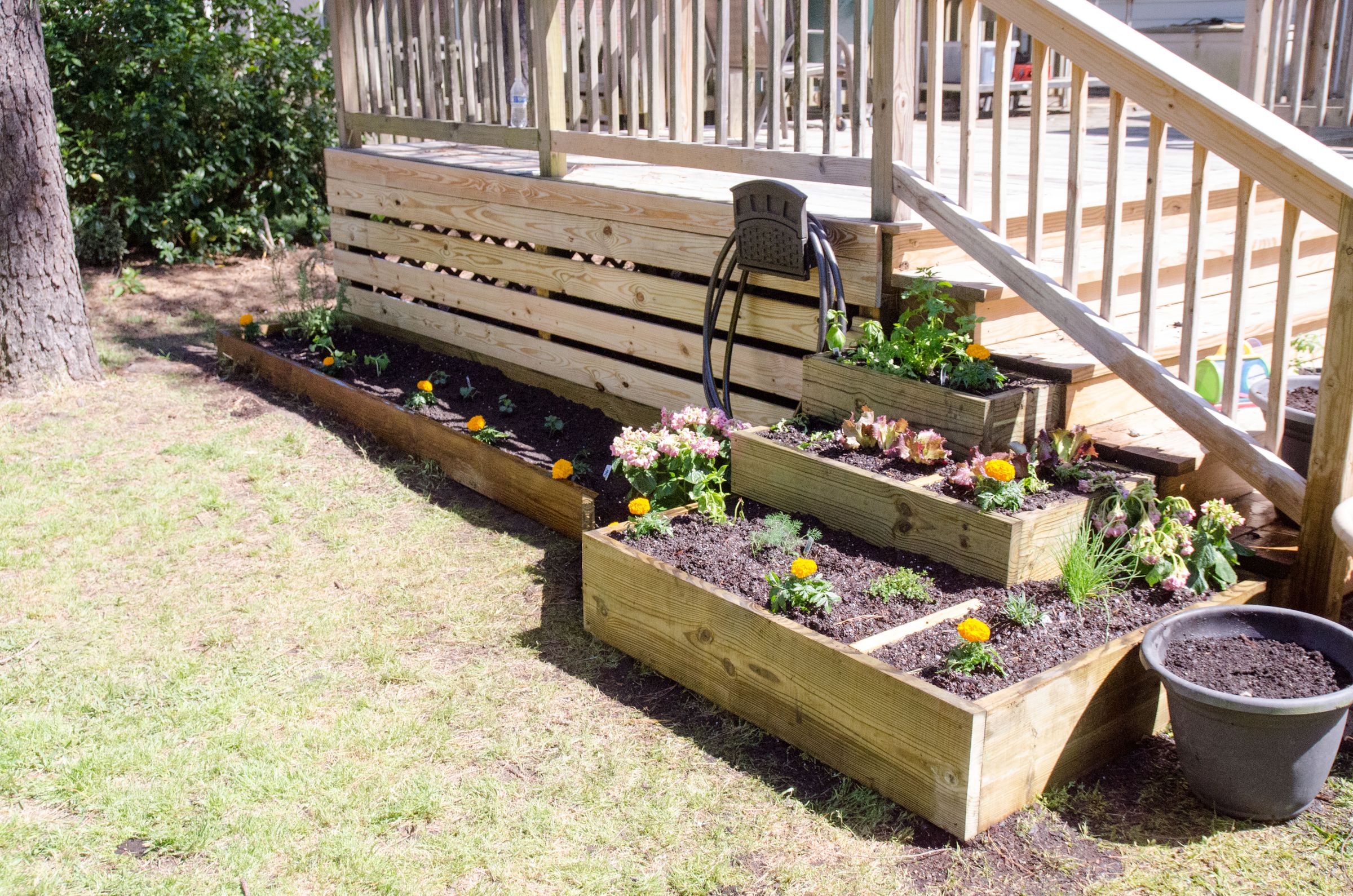 Deck Herb Garden